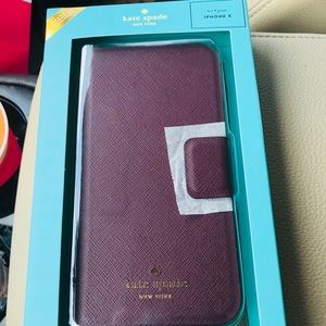 Kate Spade Folio iPhone X case